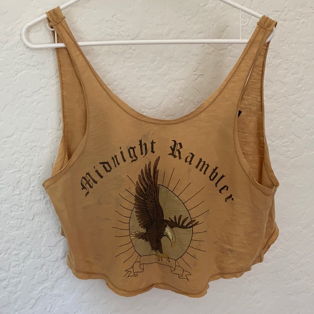 Eagle cropped tank